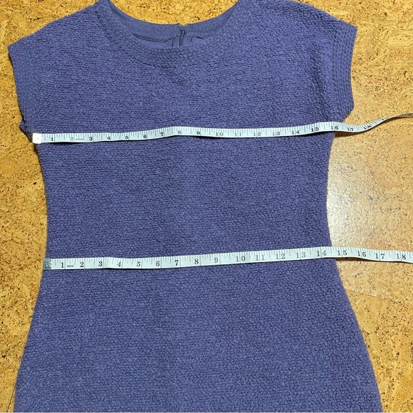 ST. JOHN Black Label PF 12 GRP 1 Pastel Purple Textured Knit Dress Sz 4 - Picture 13 of 16